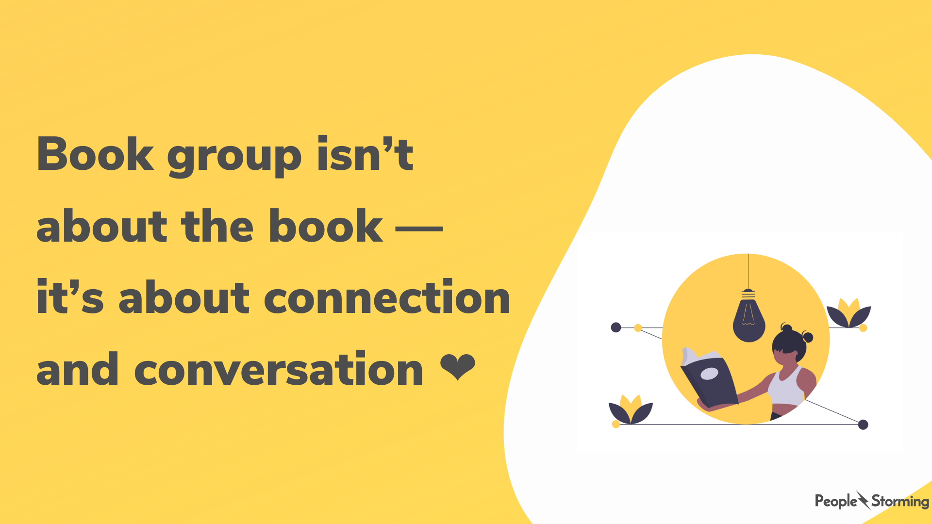 book group isn't about the book