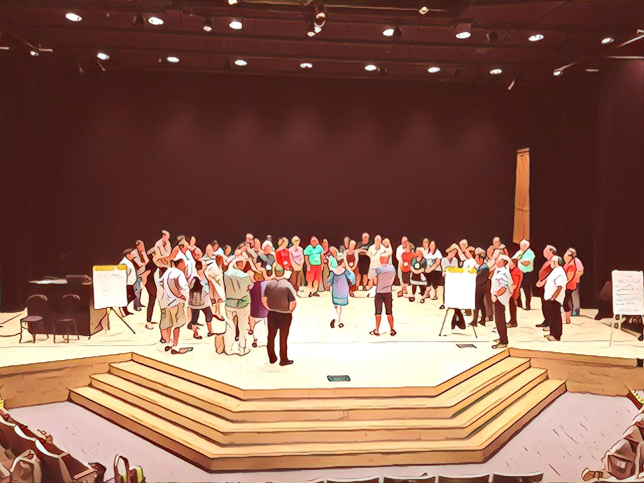 onstage